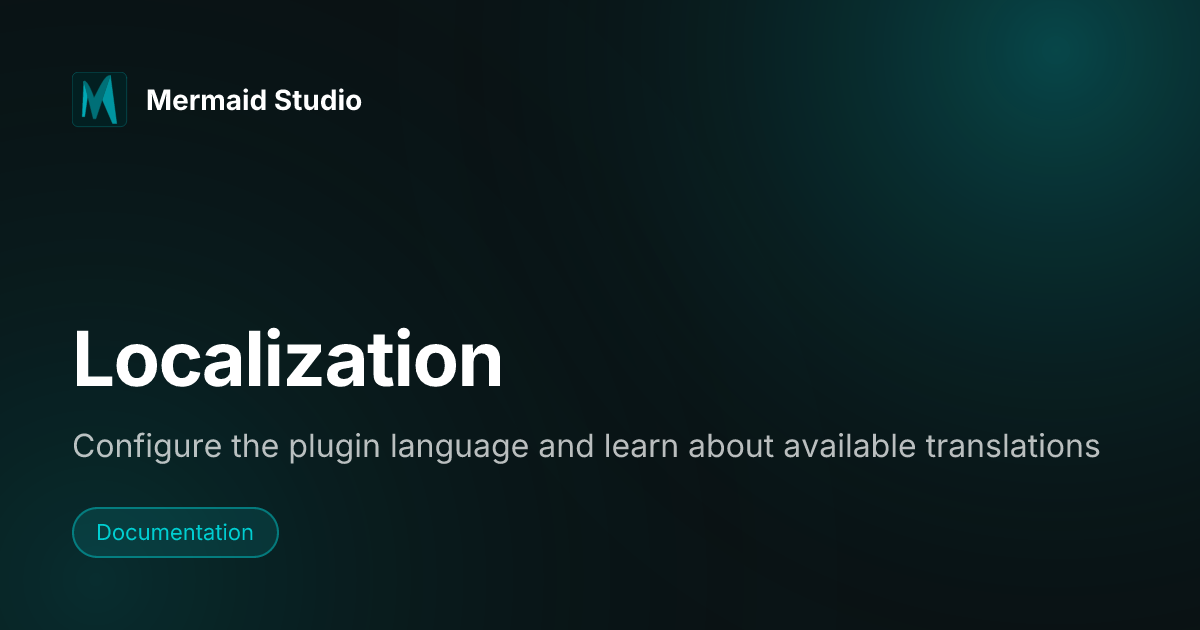 Localization | Mermaid Studio