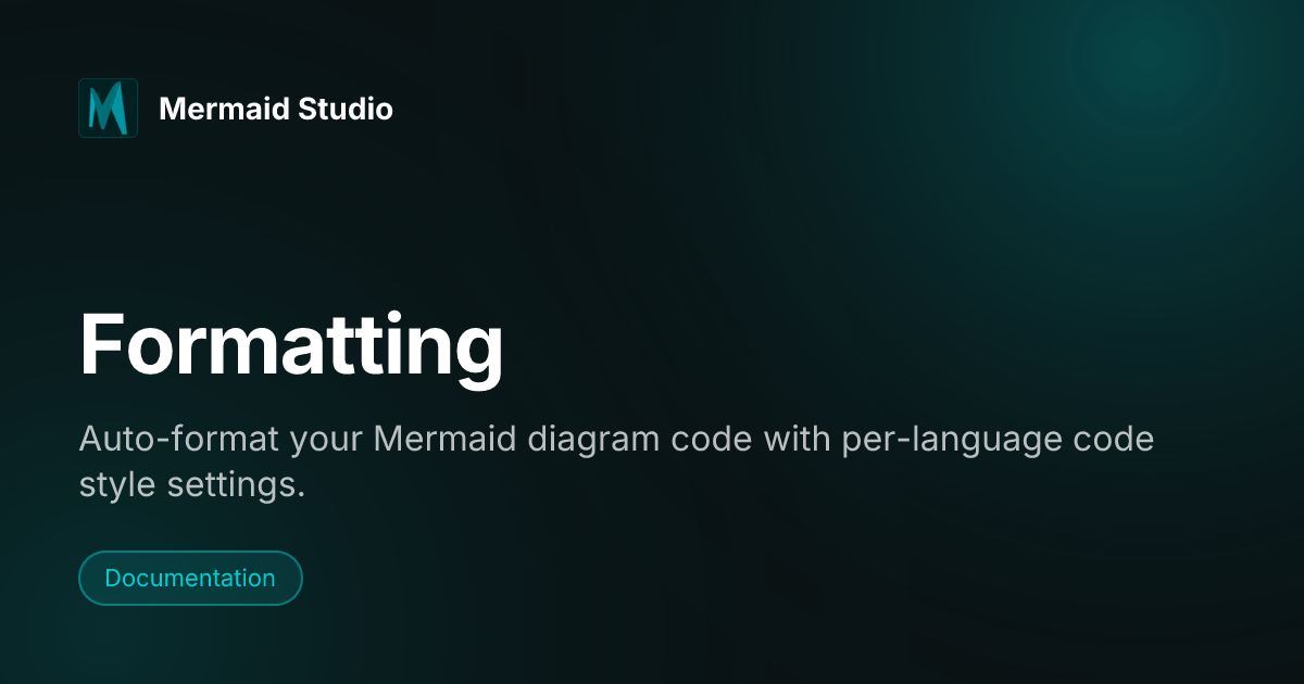 Formatting | Mermaid Studio