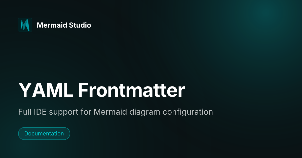 YAML Frontmatter | Mermaid Studio